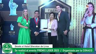 CONACO  EVENTO quotPREMIO LIDER 2023quot [upl. by Irtimid]