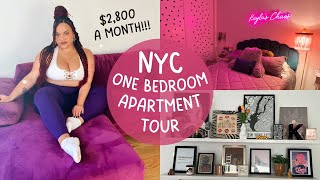 My NYC Apartment Tour  Eclectic Cozy Glam Apartment Inspo [upl. by Hairem]