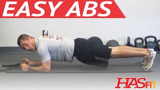 Easy Abs Workout for Beginners  HASfit 5 Minute Quick Abs  Easy Stomach Abdominal Exercises [upl. by Maris193]