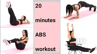 20 minutes ABS workout at home 🔥No equipment No repeat 🔥 Caroline Girvan [upl. by Ittap]