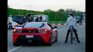 Rocket Bicycle World Record ǀ 333 kmh 207 mph ǀ Rider François Gissy [upl. by Haas]