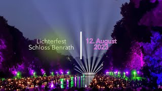 Lichterfest Schloss Benrath  12 August 2023  Düsseldorfer Symphoniker 🎶🎺🎻🎆 festival of lights [upl. by Vassar]