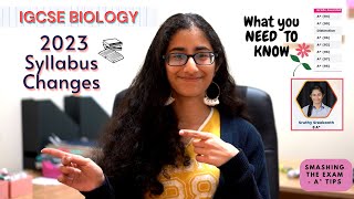 IGCSE Biology 2024 New Syllabus Changes What you NEED TO KNOW [upl. by Siekram]