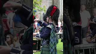 Ballater Pipe Band drum corps playing 79th Farewell to Gibraltar during 2023 Beating Retreat shorts [upl. by Noguchi]