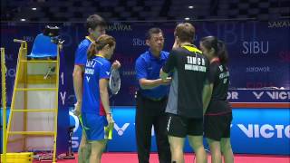 Victor Far East Malaysia Masters 2017  Badminton SF M1XD  TamNg vs TanLai [upl. by Acinomahs]