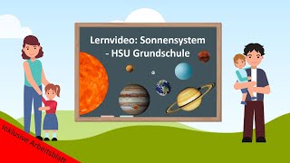 Lernvideo Sonnensystem 🪐  HSU Grundschule [upl. by Vijnas]