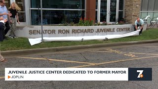 Juvenile Justice Center dedicated to former mayor [upl. by Howlyn186]