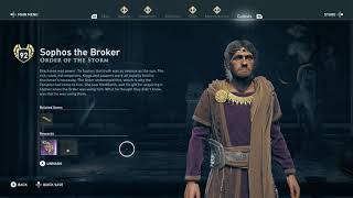 Sophos Broker Ancient CLUE LOCATION Achaia Shipwreck Cove Order Storm AC Odyssey Walkthrough [upl. by Thacher]