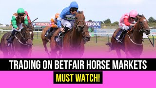 Trading On Betfair Horse Markets  MUST WATCH [upl. by Enelkcaj378]