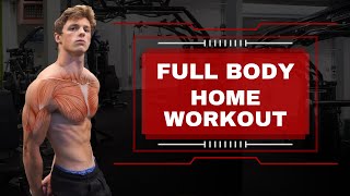 The BEST Home Workout For SKINNY GUYS No Equipment [upl. by Enelcaj]