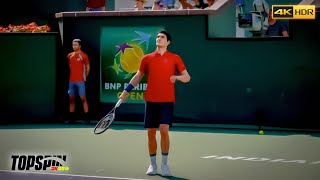 Advanced Serve Techniques amp Volleys  Top Spin 2K25  Academy [upl. by Naldo663]