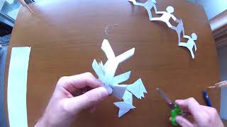 Comment Faire une Guirlande en Papier  Farandole en papier TUTO [upl. by Aramen]