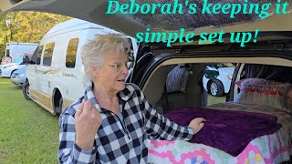 Deborahs keeping it simple Van Tour [upl. by Yeldnarb813]