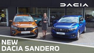 AllNew 2022 Dacia Sandero amp Sandero Stepway Walk Around Review 4K [upl. by Airlia]