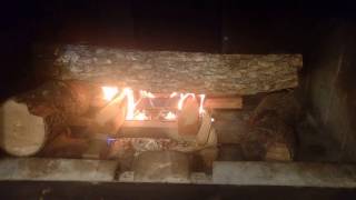 Englander Stove setting a fire from scratch Model 13 NC [upl. by Eicarg]