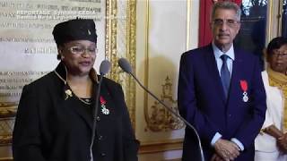 REPORTAGE  Sylviane CEDIA reçoit la Légion dHonneur [upl. by Eilrebmik]