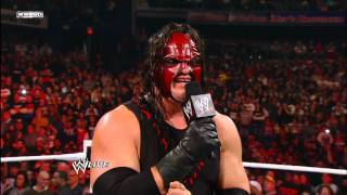 Raw  Kane tells John Cena why hes been targeted [upl. by Mclaurin]