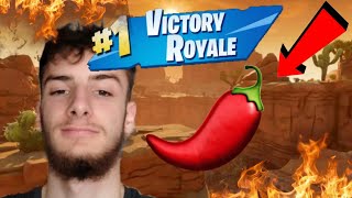 TU PERDS TU MANGES UN PIMENT SUR FORTNITE BATTLE ROYAL  Ft Aki [upl. by Esdnyl]