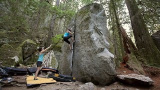 Squamish Bouldering Top 100 V0  V2 3rd Edition [upl. by Annovy]