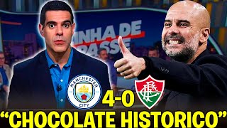 PÓS JOGO MANCHESTER CITY 4X0 FLUMINENSE  CHOCOLATE HISTORICO [upl. by Isle]