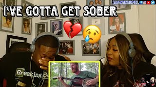 MY HUSBAND COULDNT STOP CRYING OLIVER ANTHONY  IVE GOT TO GET SOBER REACTION [upl. by Tserof]