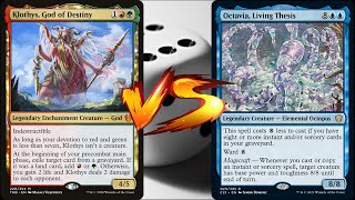 Klothys VS Octavia  MTG EDH Duel Commander Cartes Magic [upl. by Notirb]