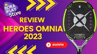 REVIEW RAQUETE HEROES OMNIA 2023 BEACH TENNIS [upl. by Llertak482]