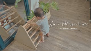 Montessori Activities for 69 months  How to DIY Montessori toys for babies [upl. by Shelton]