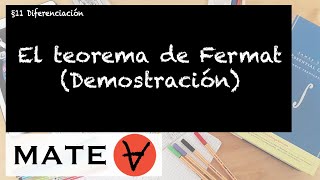 El teorema de Fermat del análisis Demostración [upl. by Etnwahs]