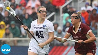 Northwestern vs Boston College 2023 NCAA womens lacrosse championship highlights [upl. by Rolo107]