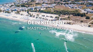 DEIN KITESPOT  Kitesurfen in Mastichari Kos Griechenland [upl. by Nangatrad]