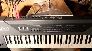 Roland JX1 video demo  part 1 of 4 [upl. by Latterll]