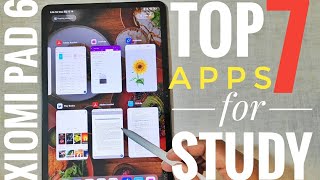 Xiaomi Pad 6  Top 7 Apps For Study  Note Taking Pdf Readers ebook Reader [upl. by Jakie]