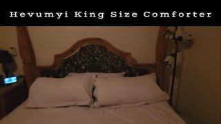 The Best King Size Comforter Set Hevumyi EPISODE 4361 Amazon Unboxing Video [upl. by Lazar]