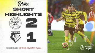 Brentford 21 Watford  Premier League Highlights [upl. by Lyall34]