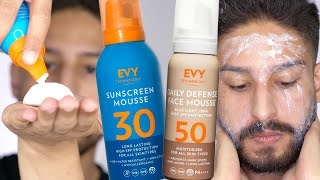 EVY Sunscreens Review  6 Hour Mousse Sunscreen [upl. by Elylrac]