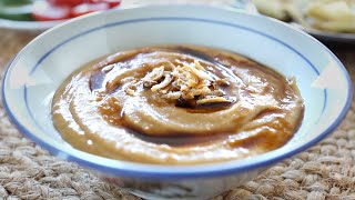 Spicy Peanut Sauce  Delicious Dip And Salad Dressing [upl. by Sirapal839]