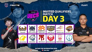 🔴 LIVE INVITED QUALIFIER MATCH DAY 3  UECS SEASON 11 [upl. by Keelin984]