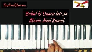 Babul ki Duaen leti Jaa Keyboard cover by RashmiSharma [upl. by Riane]