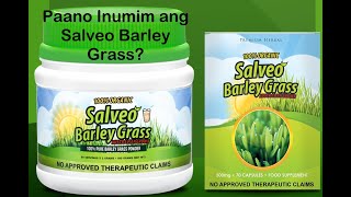 Paano nga ba inumin ang Salveo Barley Grass [upl. by Cedric]