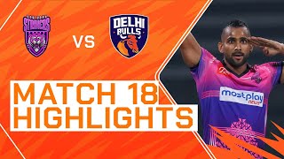 2023 Abu Dhabi T10 Match 18 Highlights New York Strikers vs Delhi Bulls  Season 7 [upl. by Neitsirk]