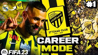 BENZEMA TAKES OVER 🤯🔥 FIFA 23 Al Ittihad Career Mode Ep1 [upl. by Yentterb]