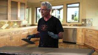 How to Make a Cast in Place Countertop [upl. by Artiek]