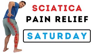 Sciatica Pain relief 5min Saturday routine [upl. by Waldman891]