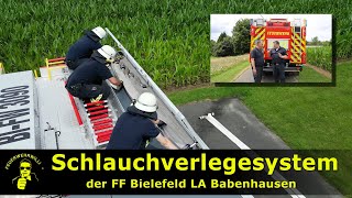 Verlegesystem LF20 KatS der LA Babenhausen FF Bielefeld [upl. by Asik]