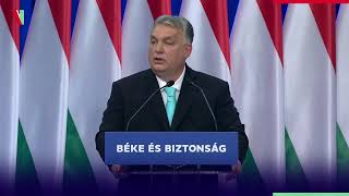 Orbán Viktor évértékelő beszéde  2023 [upl. by Etna]