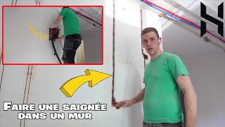 Rainureuse pour faire une saignée dans un mur HILTI 150SL [upl. by Ahtnicaj398]