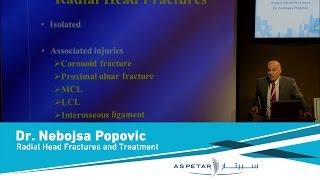 Radial Head Fractures and Treatment by Dr Nebojsa Popovicmp4 [upl. by Dragoon]