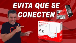 🔰 Evita que se conecten a tu red WIFI por código QR Mercusys MW300D [upl. by Lombardo]