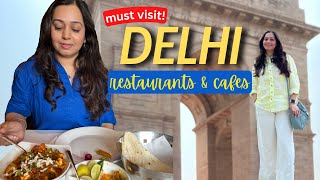 BEST Restaurants in Delhi  CP Connaught Place mostly amp Famous Cafes worth a visit  Delhi Food [upl. by Brasca]